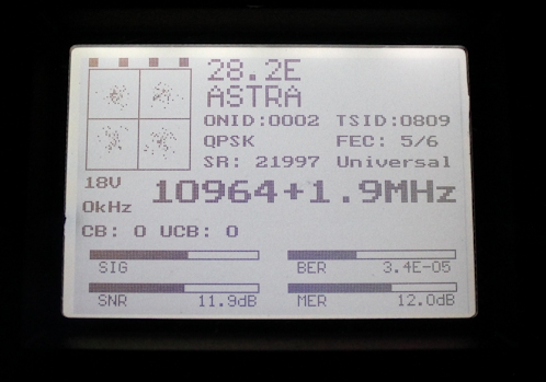 10964H  Astra 2F (Luxor 180 cm parabol)