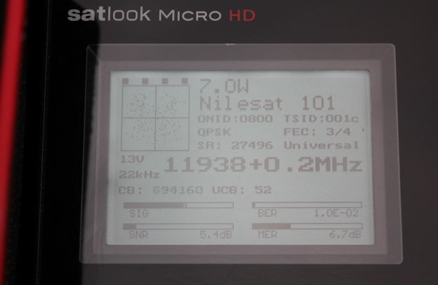 11938V  Nilesat 102
